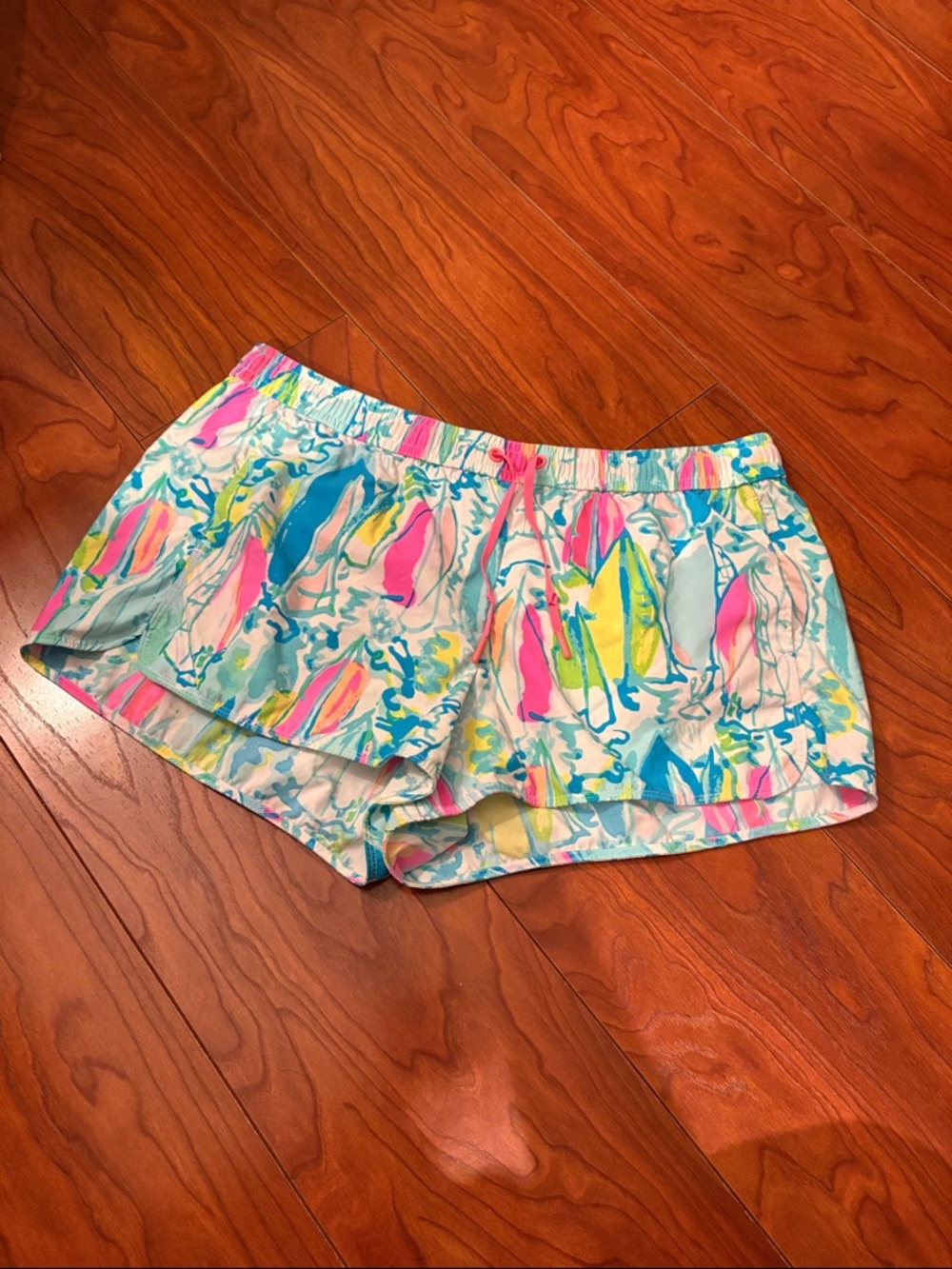 Lilly Pulitzer Multicolor Pastel Pattern Swim Shorts